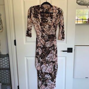 Lilac Clothing Floral Maternity / Nursing Dress